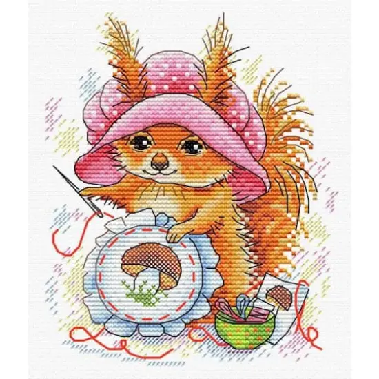 MP Studia Squirrel Cross Stitch Kit {1}