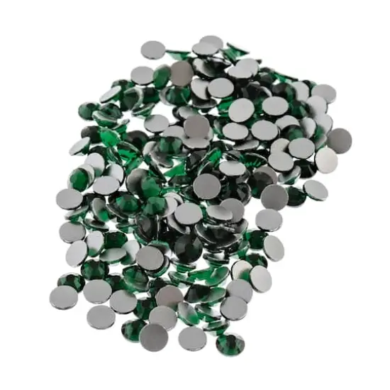 SS20 Glass Flatback Rhinestones by Bead Landing&trade; Emerald {1}