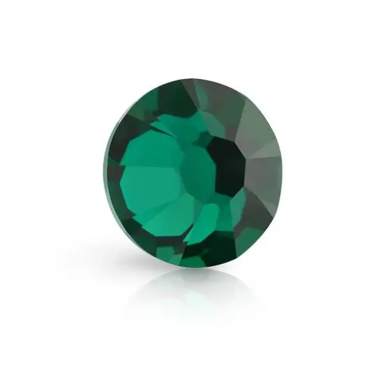 Preciosa MAXIMA SS16 Czech Crystal Flat Back Hotfix, 144ct. Emerald {4}