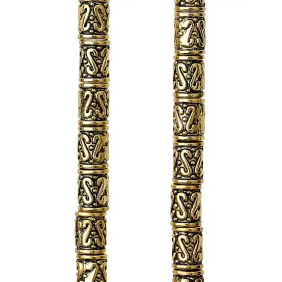 Gold Tube Metal Beads, 8mm by Bead Landing&trade; {1}