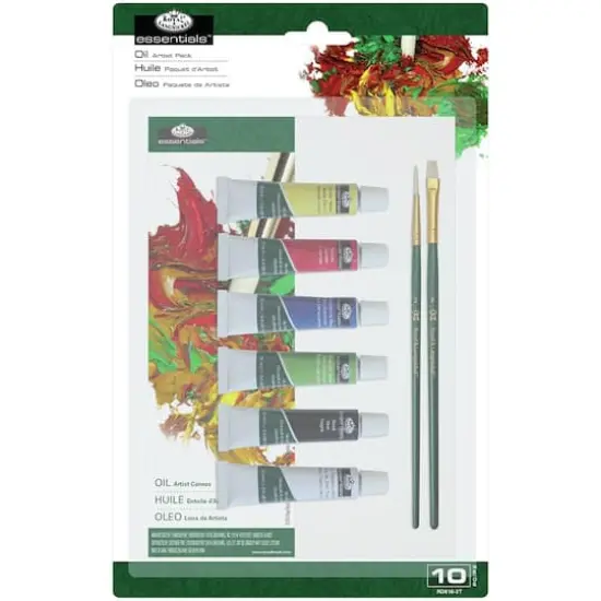 Royal & Langnickel&reg; Essentials&trade; 10 Piece Oil Artist Pack {1}