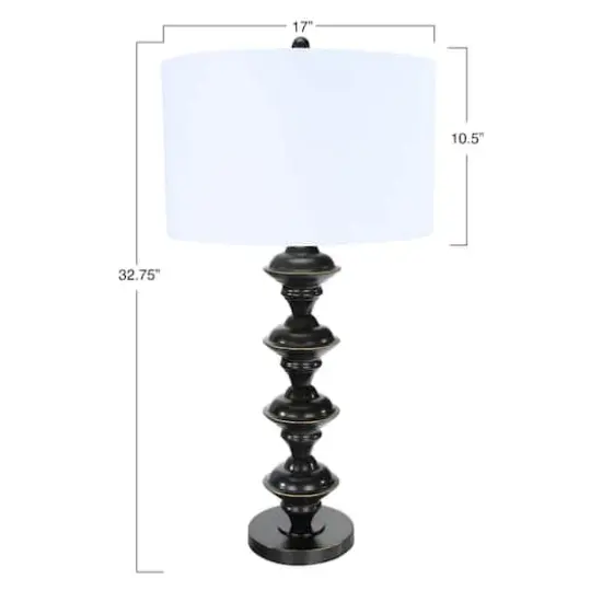 Hello Honey&reg; Metal Candlestick Table Lamp with Oil Rubbed Finish {9}