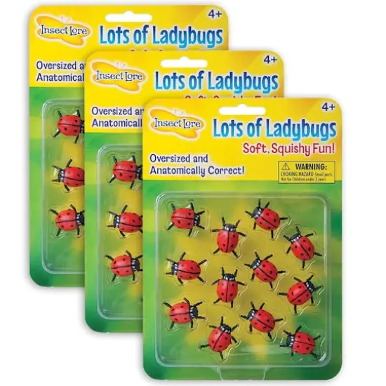 Insect Lore Lots Of Ladybugs, 3 Packs of 12 {1}