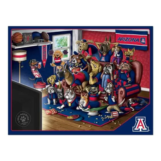 College Football Purebred Fans A Real Nailbiter 500 Piece Puzzle Arizona Wildcats {5}