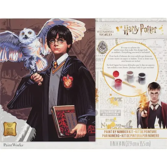 PaintWorks&trade; Harry & Hedwig Paint by Number Kit {1}