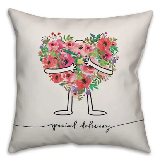 Special Delivery Throw Pillow {1}