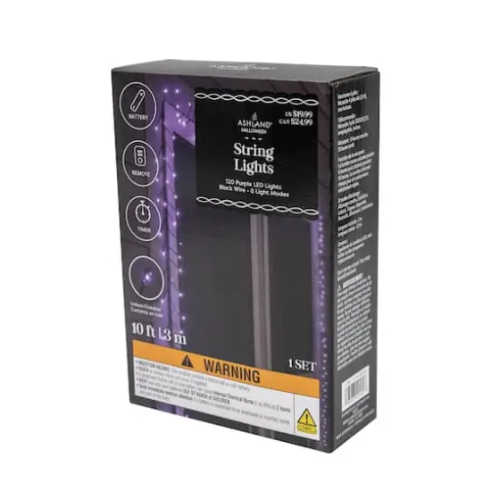 10ft. Purple String Lights by Ashland&reg; {5}
