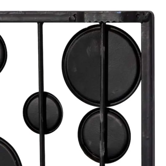 36" Black Metal Glam Abstract Panel Wall D&eacute;cor Set, 3ct. {5}