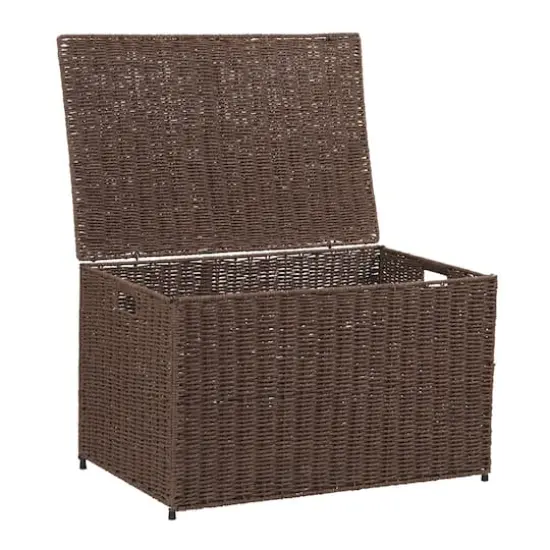 Household Essentials Large Woven Chest Brown {5}