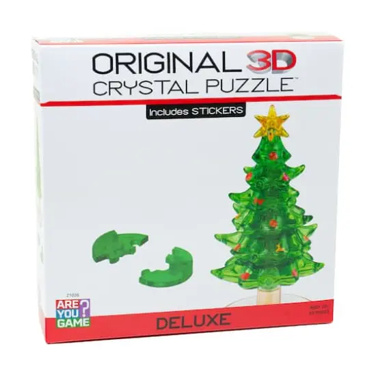 3D Crystal Puzzle - Christmas Tree: 69 Pcs {3}