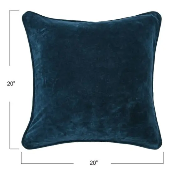 Hello Honey&reg; Dark Blue Velvet Pillow Cover {4}