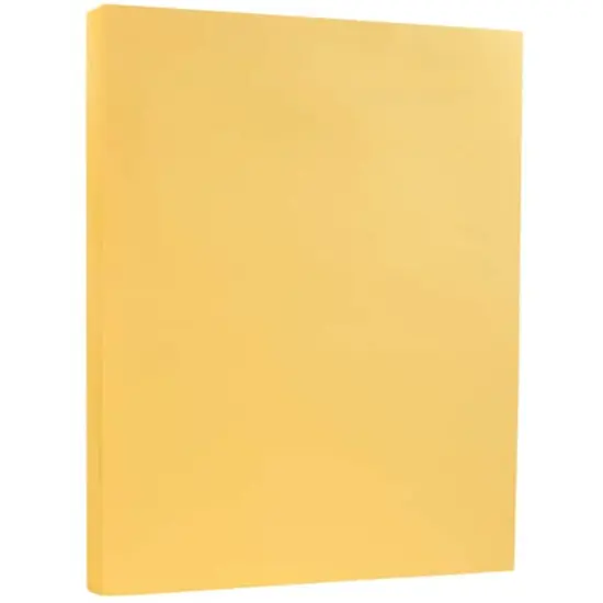 JAM Paper 8.5" x 11" Vellum Bristol Cardstock, 50ct. Buff {1}