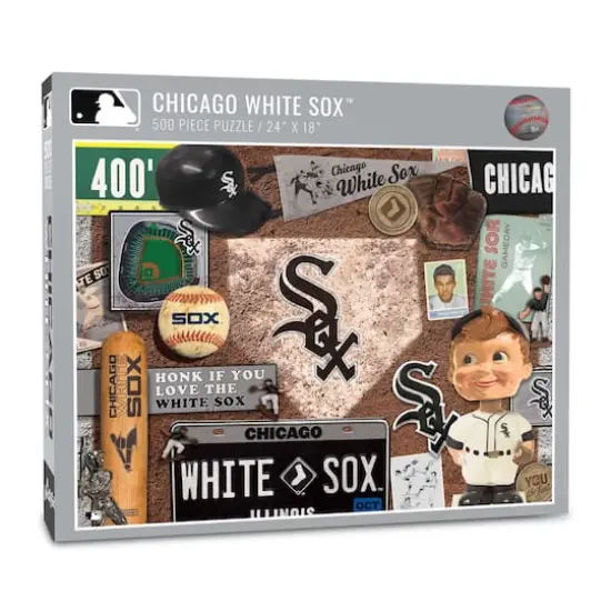 MLB Baseball Retro Series 500 Piece Puzzle Chicago White Sox {1}