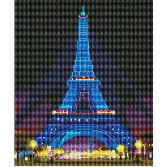 Sparkly Selections Eiffel Tower Pre-Framed Diamond Painting Kit with Backlighting {5}