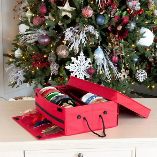 Santa's Bags Ribbon Storage Box {7}