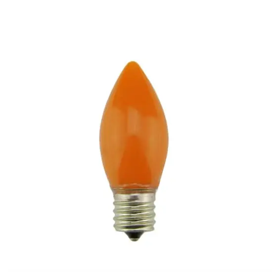 Orange Opaque C9 Replacement Bulbs, 4ct. {1}