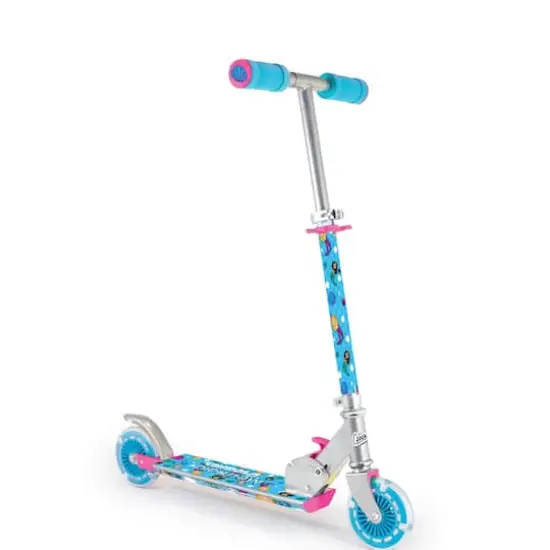 Mermaid Folding Scooter With Folding Wheels {1}