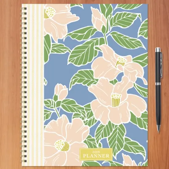 TF Publishing 2025 Large Gardenia Weekly Monthly Spiral Planner {7}