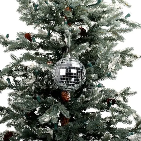 2 Pack 4" Mirror Disco Ball Ornaments by Ashland&reg; Silver {4}