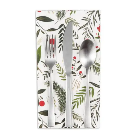 DII&reg; Holiday Sprigs Printed Napkin Set, 6ct. {3}