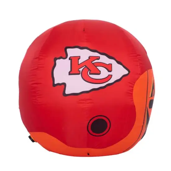Sporticulture 4ft. Inflatable NFL Team Pride Jack-O' Helmet Kansas City Chiefs {5}