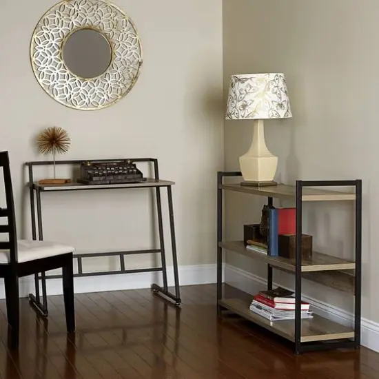 Household Essentials Jamestown 42" Wide Bookshelf Ashwood {6}