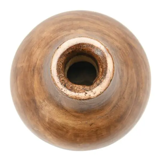 Hello Honey&reg; Brown Paulownia Wood Vase {6}