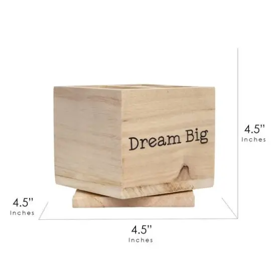 Dream Big Rotating Desk Organizer {9}