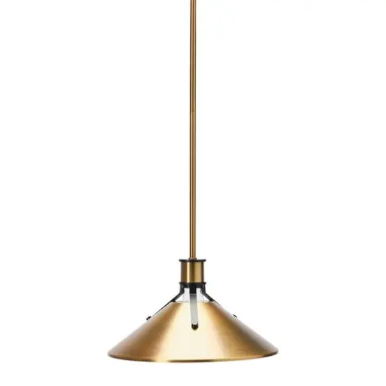 Hello Honey&reg; 4.4ft. Metal Ceiling Light Brushed Bronze and Black {10}