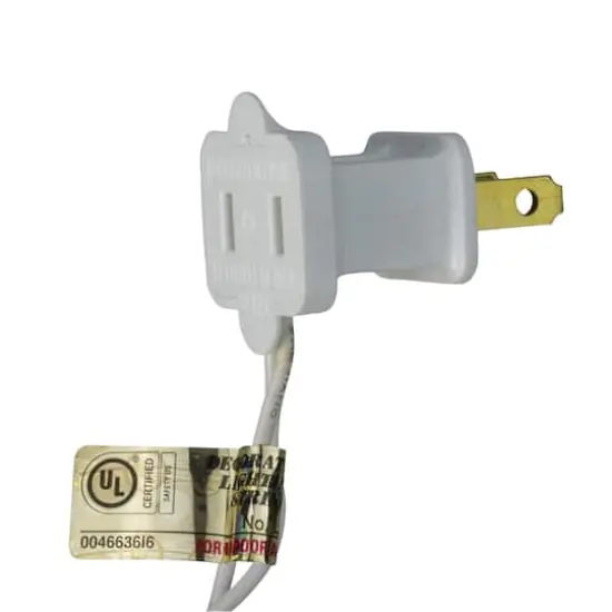 14" White Lighted Religious Cross Easter Window Silhouette Decoration {5}