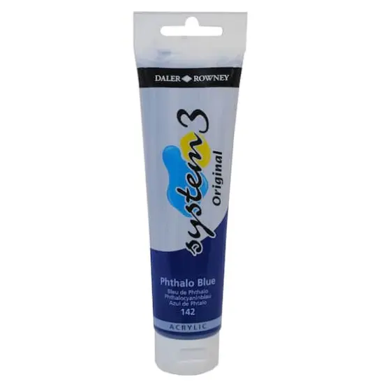 Daler-Rowney&reg; Original System 3 Acrylic, 150mL Pthalo Blue {1}