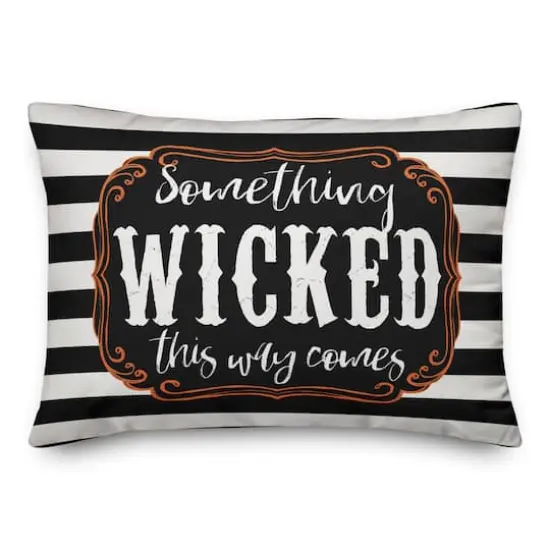 Something Wicked This Way Comes Throw Pillow {1}