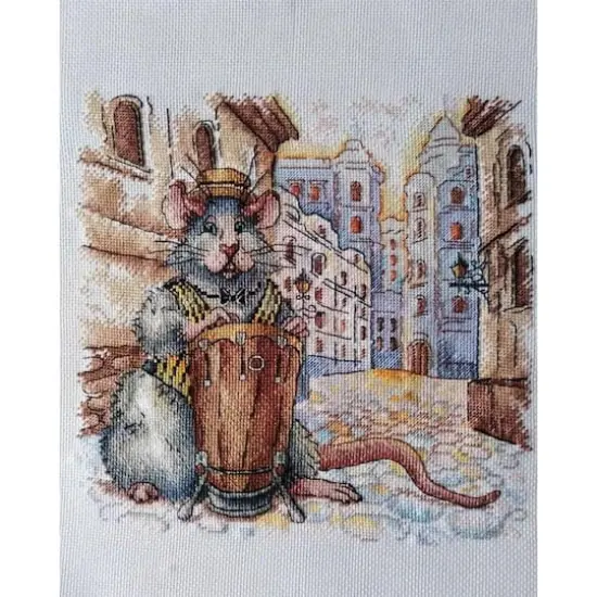 MP Studia Italian Streets Cross Stitch Kit {4}