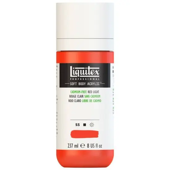Liquitex&reg; Professional Soft Body Acrylic Color, 8oz. Cadmium-Free Red Light {6}