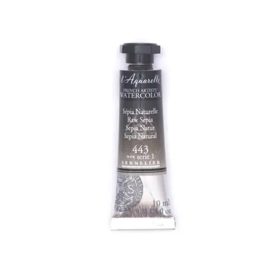Sennelier French Artists' Watercolor, 10mL 433 Raw Sepia S1 {1}