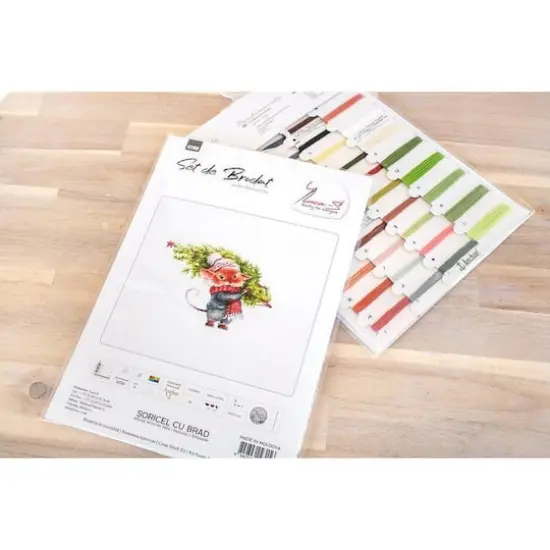 Luca-s Mouse With Fir Tree Counted Cross Stitch Kit {4}