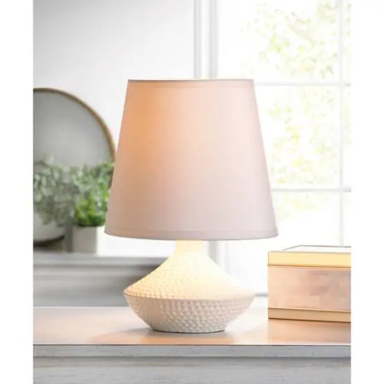 10'' White Table Lamp {5}