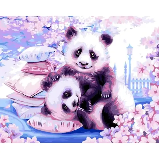 Crafting Spark Japanese Pandas Painting by Numbers Kit {1}