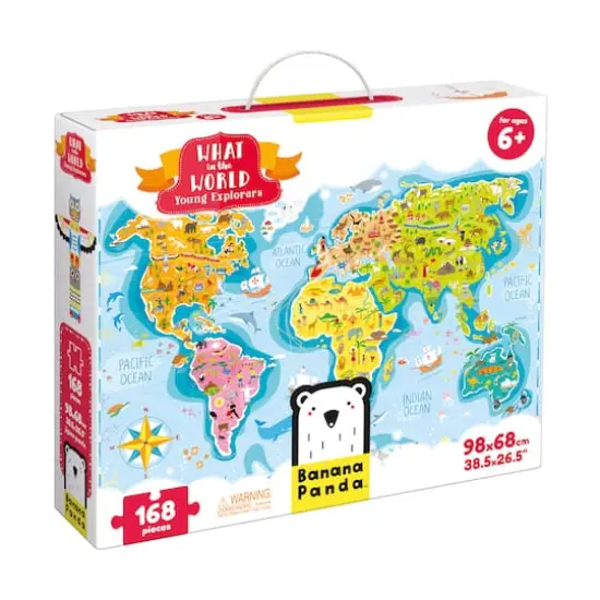 Banana Panda&trade; What in the World Young Explorers 168 Piece Puzzle {1}