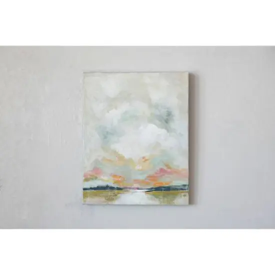 Hello Honey&reg; Hand-Painted Landscape Canvas Wall D&eacute;cor {3}