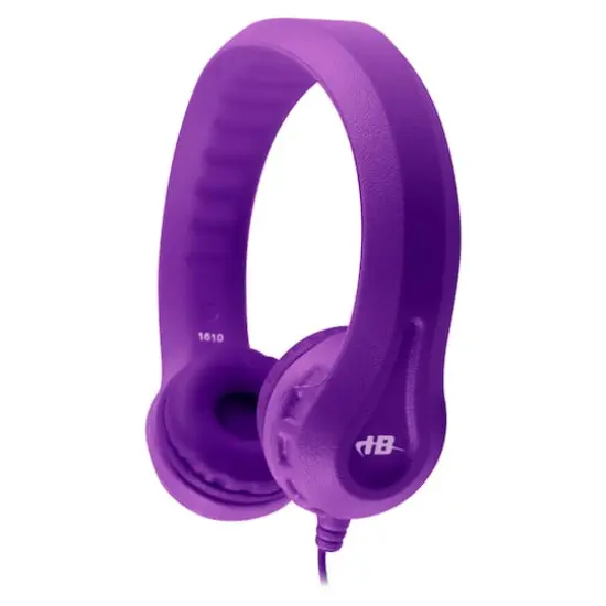 HamiltonBuhl&reg; Flex-Phones&trade; Purple Indestructible Foam Headphones {3}