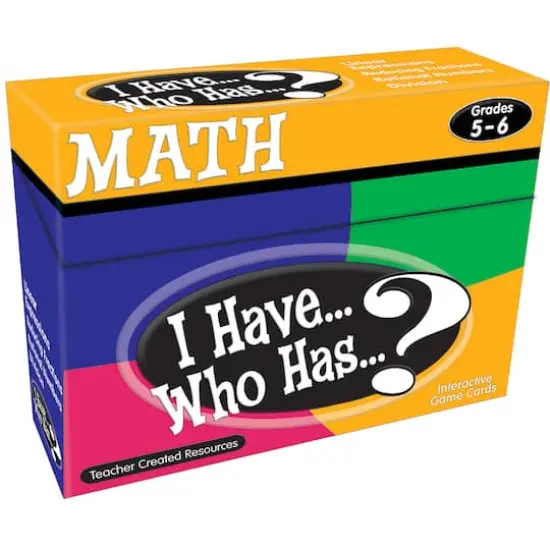I Have... Who Has...? Math Games, Grades 5-6 {1}