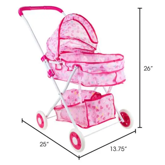 Toy Time Deluxe Toy Pram for 18" Baby Dolls {3}