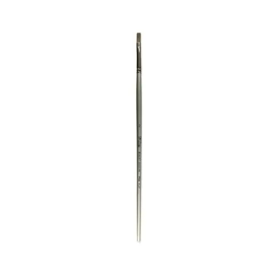 Robert Simmons Titanium Synthetic Long Handle Flat Brush {1}