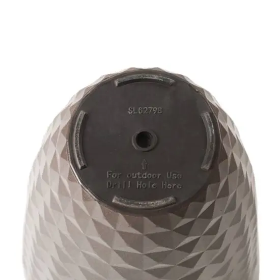 Glitzhome&reg; 19.7" Eco-Friendly Oversized Faux Ceramic Pot Planters, 2ct. Sand Beige {6}