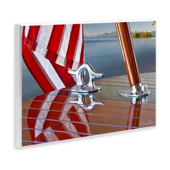 Stupell Industries Flag On Boat Hull Wall Plaque Art {4}