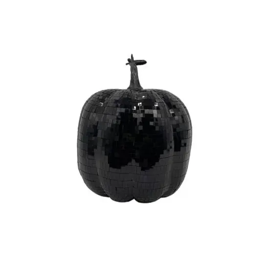 7.75" Disco Pumpkin Tabletop D&eacute;cor by Ashland&reg; Black {3}