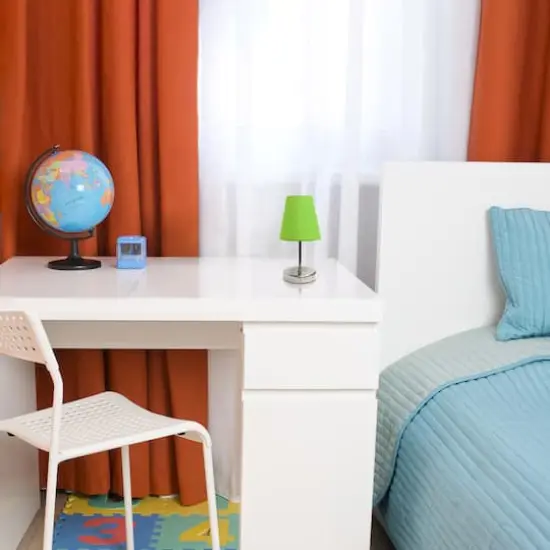 Creekwood Home Nauru 10.5" Sand Nickel Petite Metal Stick Table Lamp Green {7}