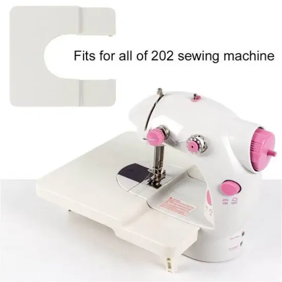 Haitral&trade; Cute Pink Flex-Speed Double-Thread Cordless Sewing Machine with Built-In Table {6}