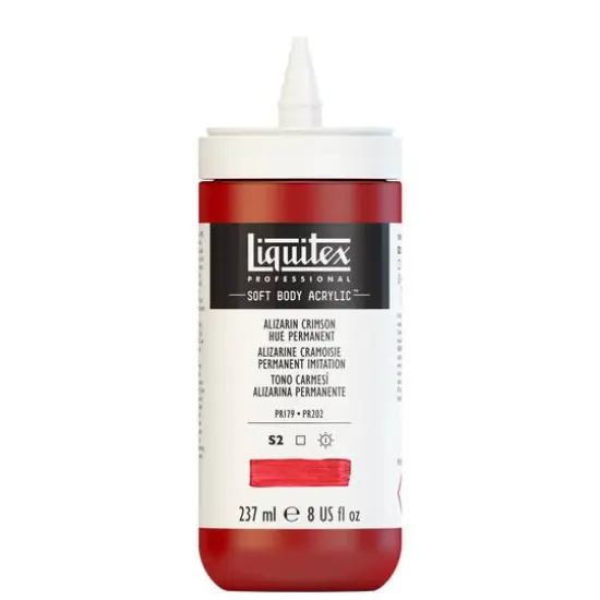 Liquitex&reg; Professional Soft Body Acrylic Color, 8oz. Alizarin Crimson Hue Permanent {7}
